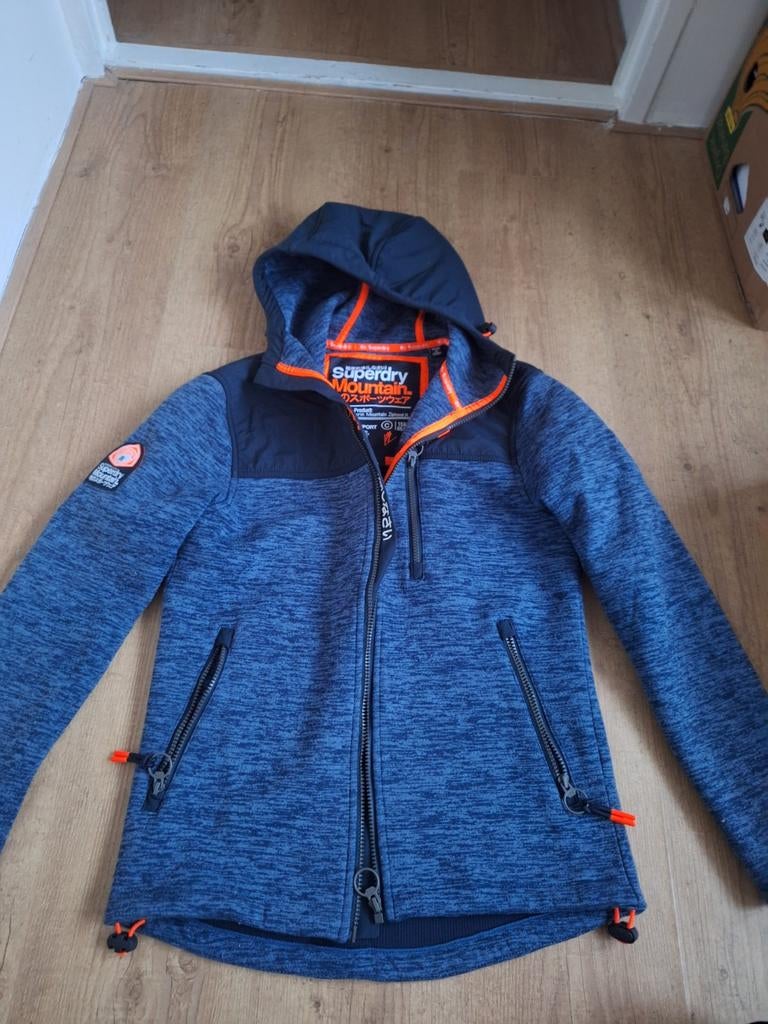 Superdry Vest Maat S Blauw, Superdry, Ophalen of Verzenden, Maat 36 (S), Blauw