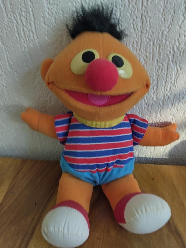 Sesamstraat Ernie Knuffel - Goede Staat, Ophalen of Verzenden, Gebruikt, Overige typen
