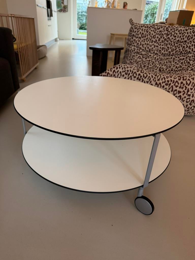Zanotta Giro 635 salontafel zo goed als nieuw, Rond, Zo goed als nieuw, Minder dan 50 cm, 50 tot 100 cm