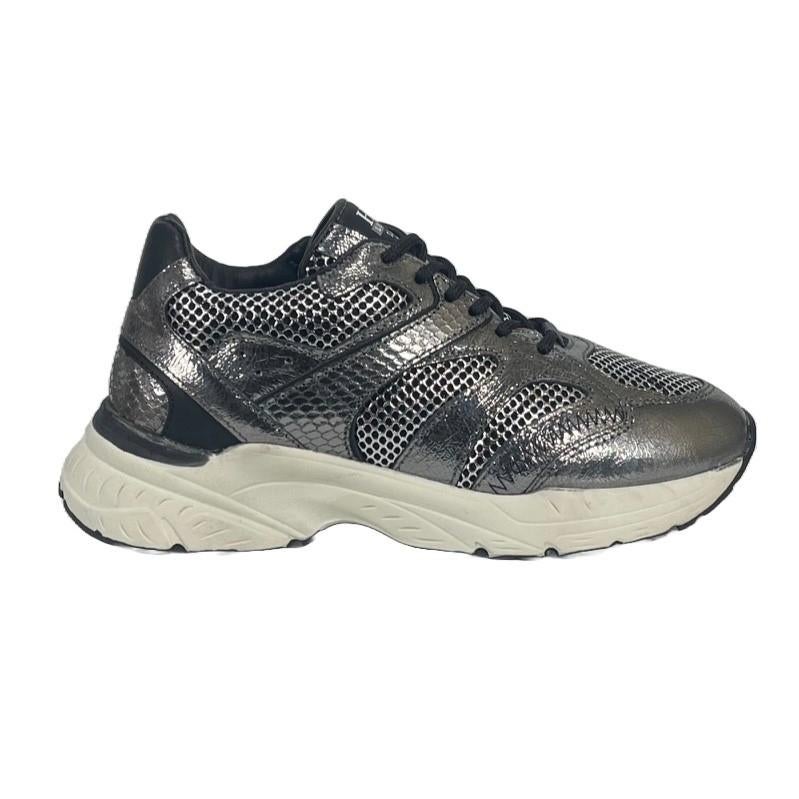 HIP maat 41 lerensneaker/rits zilver/zwart gratis verzenden, Kinderen en Baby's, Elzenweg 19 Waalwijk, Hip Shoe Style, Schoenen