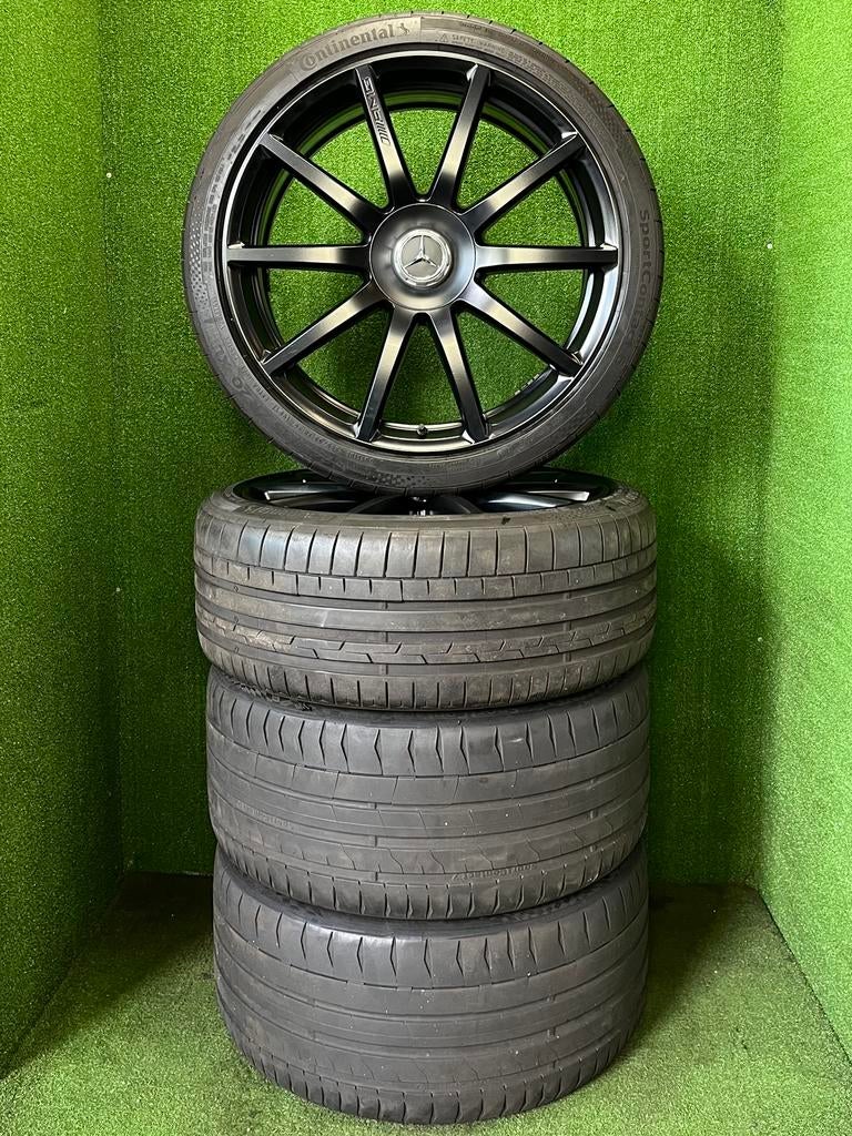 Originele 20 inch Mercedes AMG velgen banden E-klasse W213, Gebruikt, 275 mm, Banden en Velgen, Ophalen of Verzenden