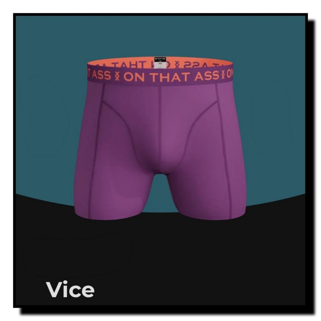 ON THAT ASS boxers maat M boxershort man nieuw Boxer borg, Verzenden, Paars, On that ass, Boxer