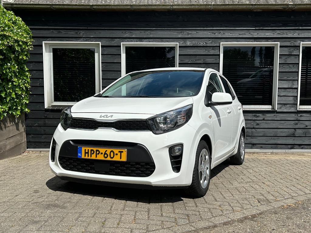 Kia Picanto 1.0 DPi Comfortline | Wit | Automaat | 2024, Auto's, Stof, Zwart, Wit, Bedrijf