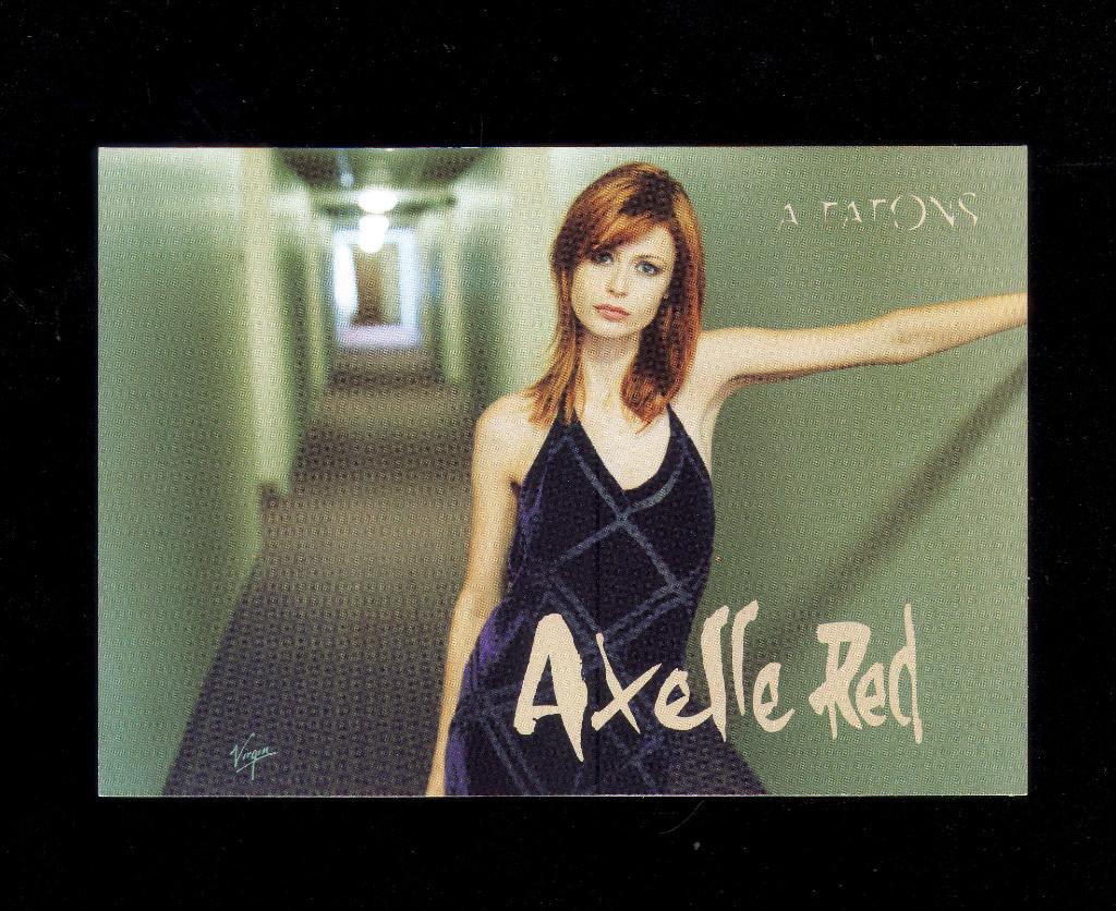 Axelle Red PROMO FOTOKAART 1995, Ophalen of Verzenden, Zo goed als nieuw, Foto of Kaart