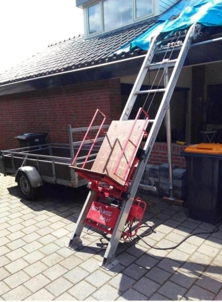 Pannenlift te huur, Ophalen, Zo goed als nieuw
