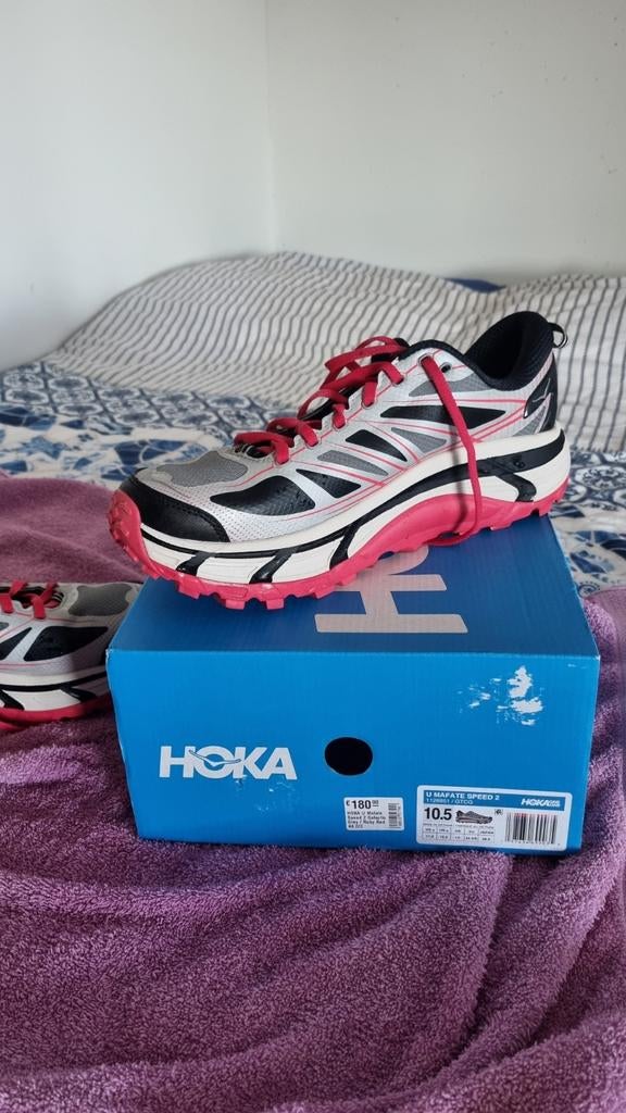 HOKA Mafate Speed 2 - Maat 44, Sport en Fitness, Loopsport en Atletiek, Ophalen of Verzenden, Zo goed als nieuw, Hardlopen, Hardloopschoenen