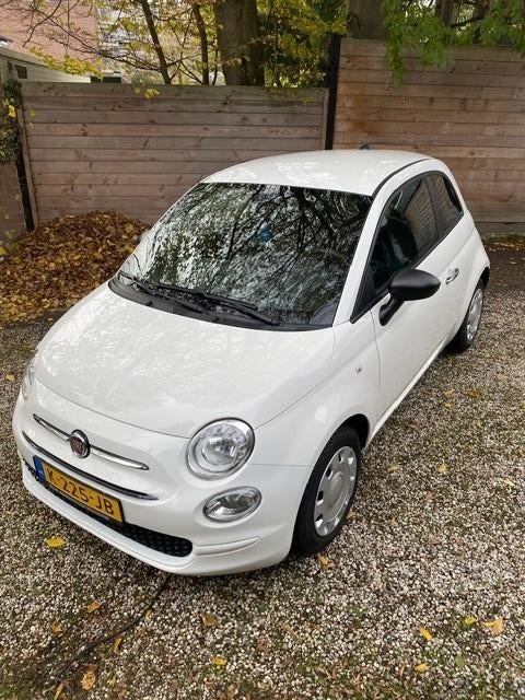 Fiat 500 1.0 70pk Hybrid 2021 Wit, Auto's, Fiat, Particulier, Apple Carplay, Boordcomputer, Navigatiesysteem, Hybride Elektrisch/Benzine