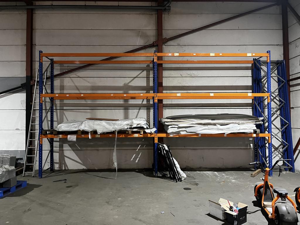Zware stelling / palletstelling 738x100x404cm stellingrek