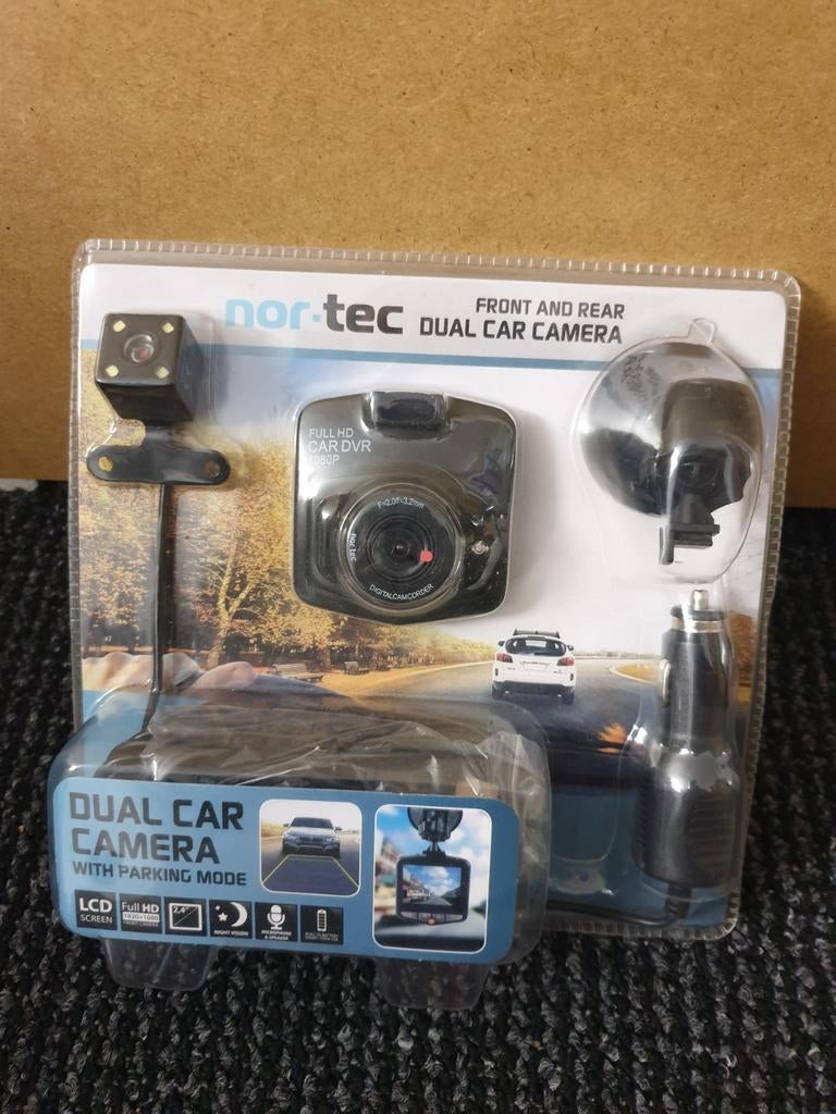 Nortec Dual Car Camera - Nieuw in Verpakking, Ophalen of Verzenden, Nieuw