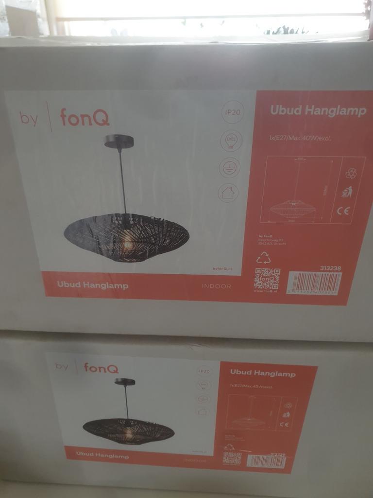 Fonq Ubud Hanglamp - Nieuw in doos, Ophalen, Nieuw, Metaal, Modern