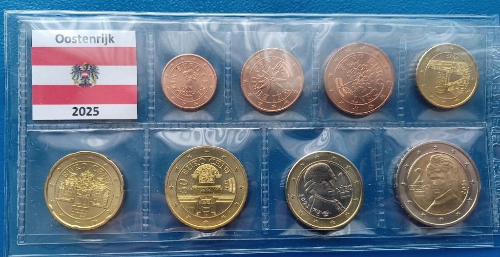 Oostenrijk UNC Set - 2025, Verzenden, Oostenrijk, Overige waardes, Setje
