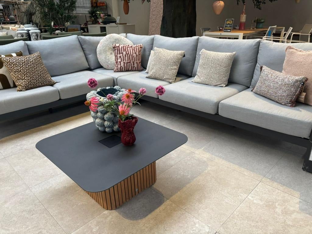 Loungeset Savona | Suns | Showroommodel, Tuin en Terras, Tuinsets en Loungesets, Ophalen, 6 zitplaatsen, Bank, Aluminium