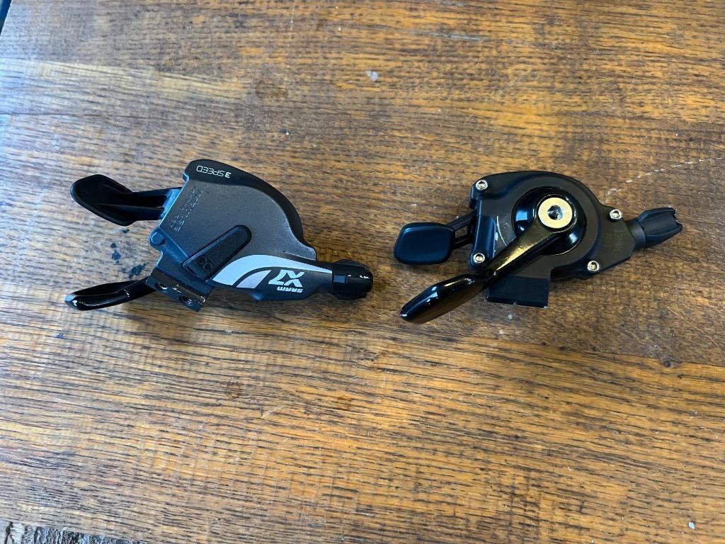 Sram X7 shifters 3x10, Fietsen en Brommers, Fietsonderdelen, Ophalen of Verzenden, Zo goed als nieuw
