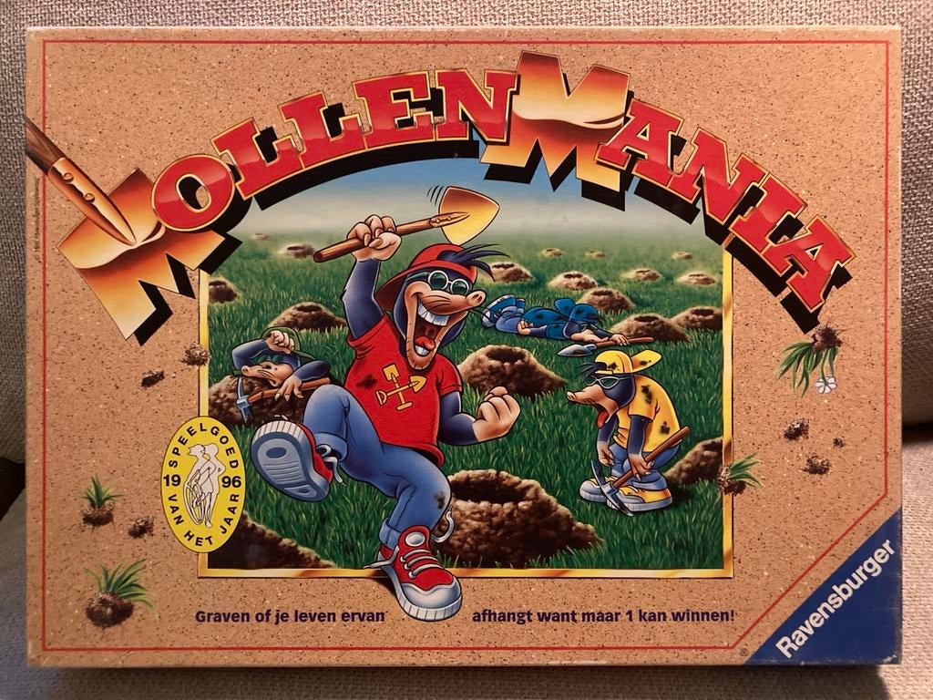 Mollen Mania Bordspel - Ravensburger, Hobby en Vrije tijd, Ophalen of Verzenden, Gebruikt