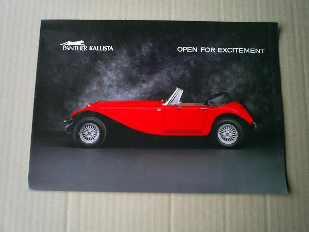 Panther Kallista Open For Excitement [ Engels ], Verzenden, Zo goed als nieuw, Overige merken