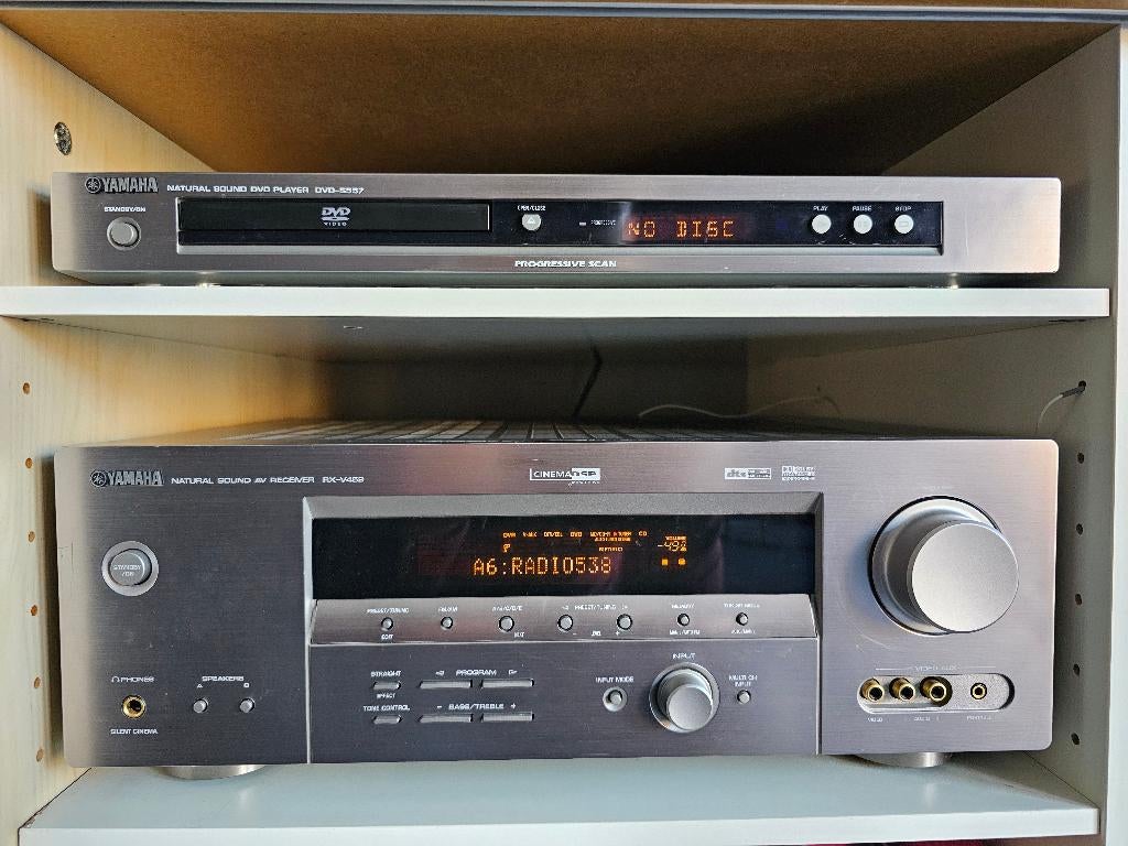 Yamaha set met JBL speakerset, 70 watt of meer, Dvd-speler, Ophalen, Overige merken