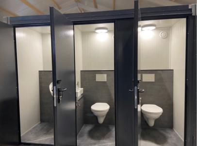 Te Koop Drievoudige toilet unit met hangtoilet en fontein, Ophalen of Verzenden, Nieuw, Toilet