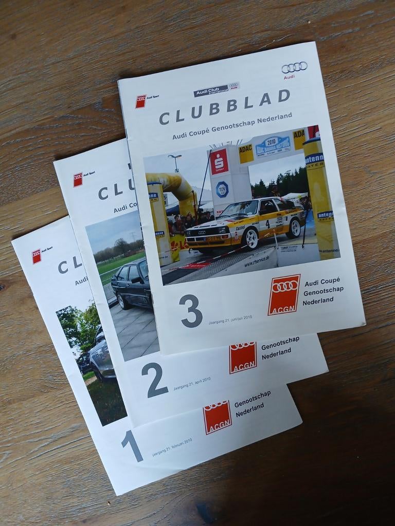 Audi coupe Club bladen 2010, Ophalen of Verzenden, ., ., .
