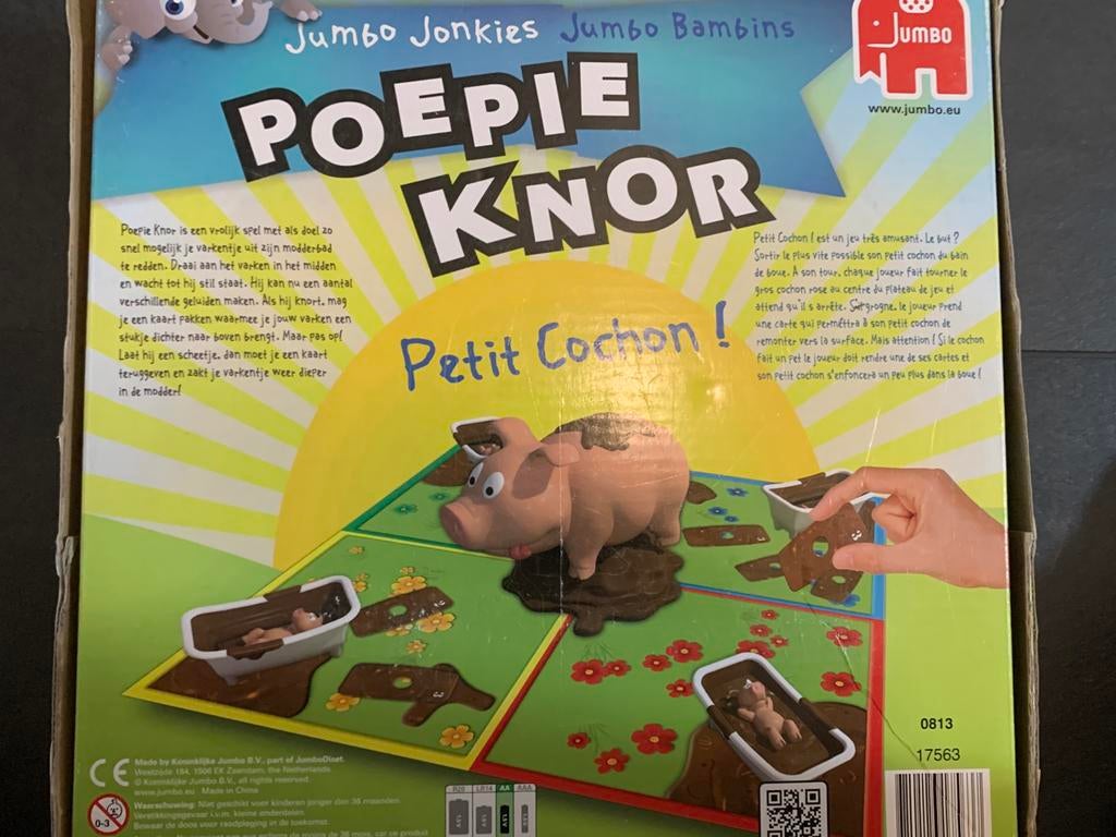 Poepie knor spel, Ophalen, Zo goed als nieuw