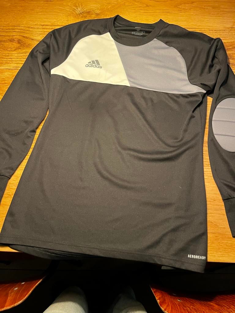 Keeper- en voetbalshirt heren M samen 7,50, Ophalen of Verzenden, Zo goed als nieuw, Zwart, Overige typen