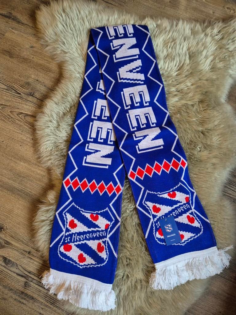 Nieuwe SC Heerenveen sjaal met kaartje, Ophalen, Nieuw, Overige maten, Sjaal