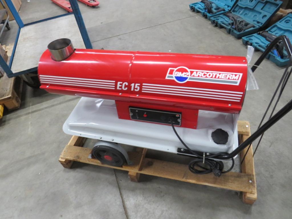 Biemmedue EC15 Heteluchtkanon Heater Kachel 17,4 kW, Ophalen, 30 tot 80 cm, Biemmedue, 200 tot 500 watt