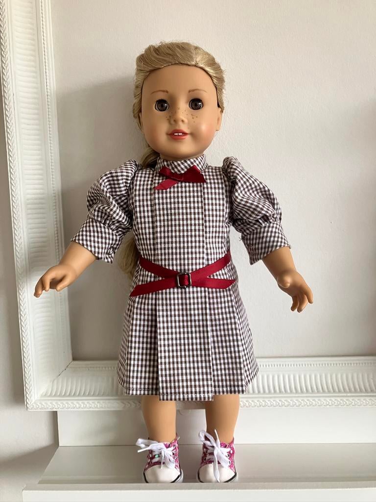 Handgemaakt: Jurkje American girl doll Samantha, Ophalen of Verzenden, Nieuw, Kleertjes