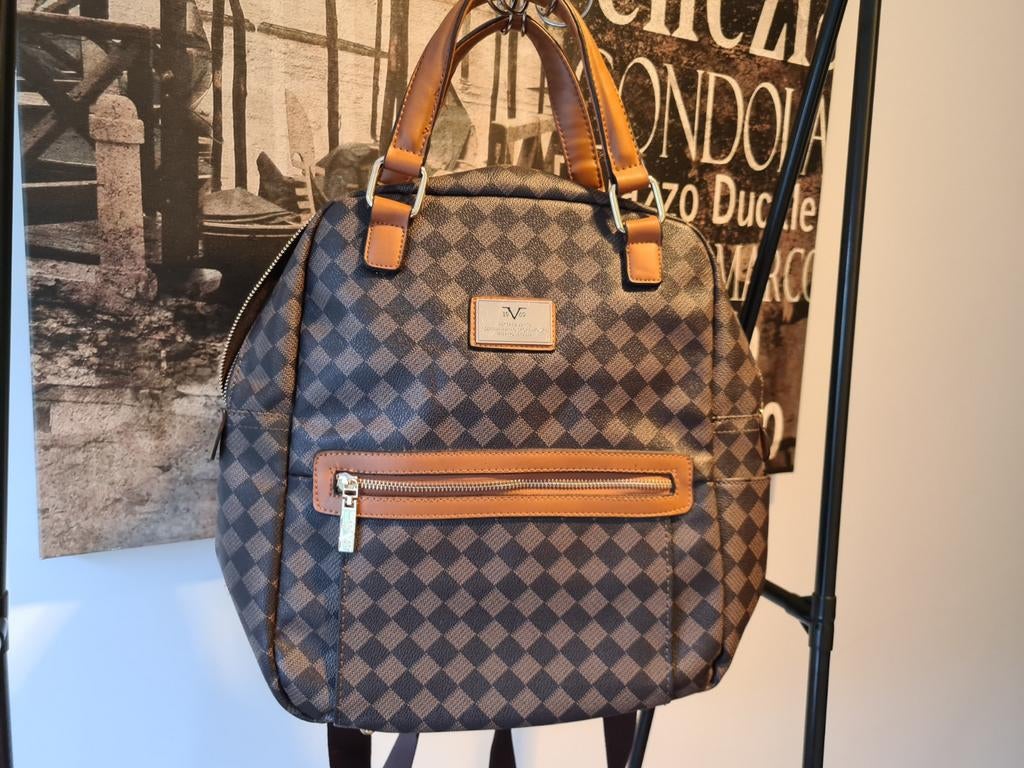 Versace 19V69 Rugzak - Kleine Gebruiksporen, Overige merken, Gebruikt, 25 tot 40 cm, Ophalen of Verzenden