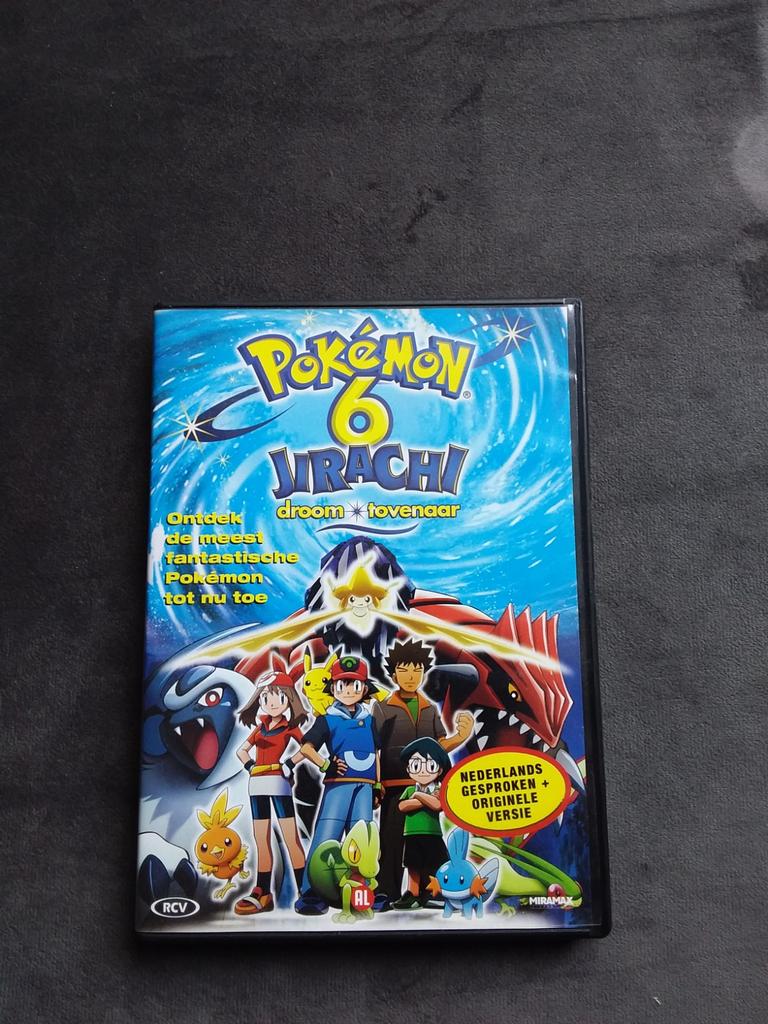 Pokemon 6 Jirachi, Cd's en Dvd's, Tekenfilm, Ophalen of Verzenden, Zo goed als nieuw, Alle leeftijden