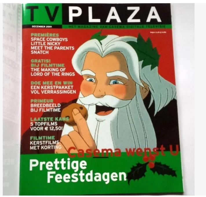kerst tv Diverse Oude Tijdschriften Kampioen ANWB OK! Vrouw, Verzamelen, Ophalen of Verzenden, 1980 tot heden, Tijdschrift