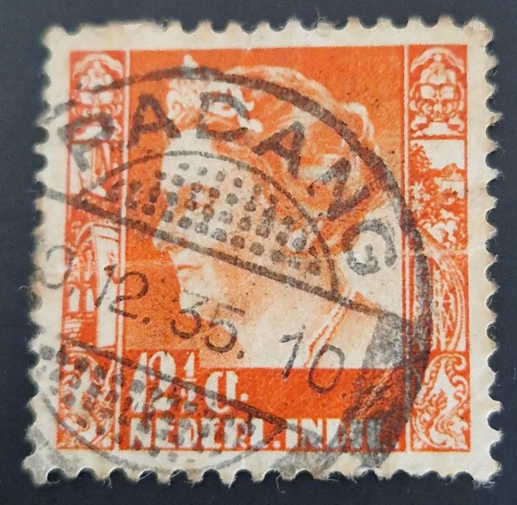 Nederlands Indie 1933 - nvph 181 - Koningin Wilhelmina, Postzegels en Munten, Postzegels | Nederlands-Indië en Nieuw-Guinea, Ophalen of Verzenden