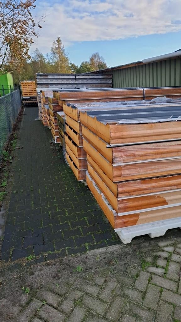 Sandwichpanelen Superaanbieding!!!, Ophalen, Gebruikt