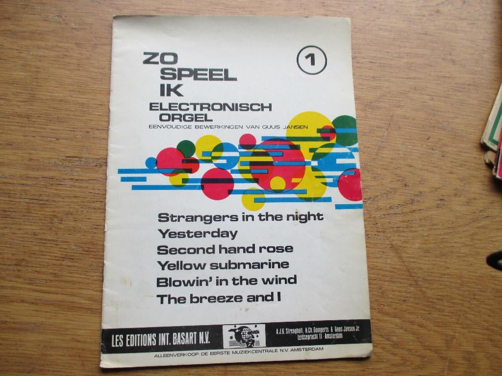 ZO SPEEL IK ELECTRONISCH ORGEL - GUUSJANSEN, Orgel, Gebruikt, Klassiek, Ophalen of Verzenden
