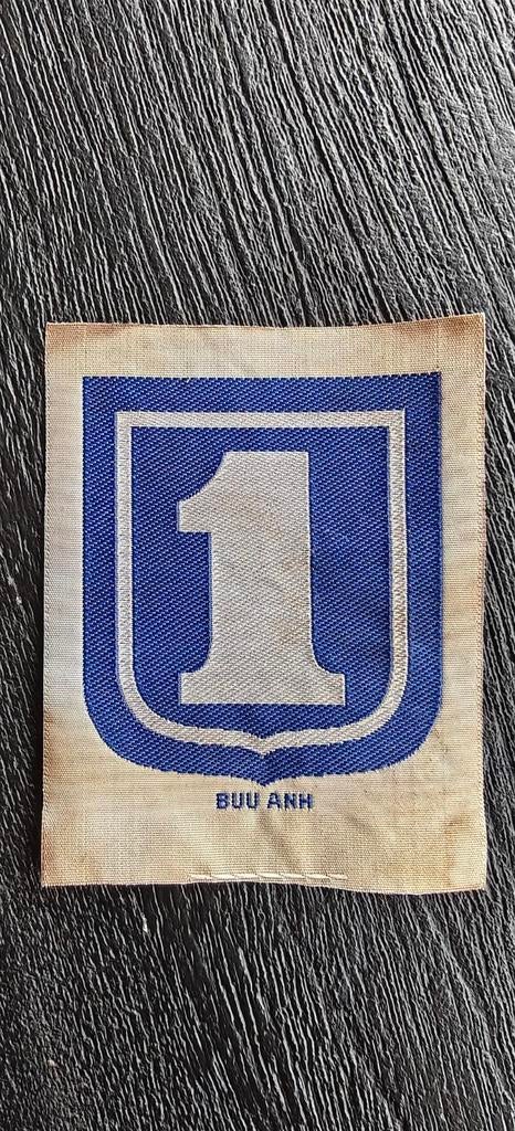 ARVN 1st Infantry Division Patch Vietnam War ..vkk, Ophalen of Verzenden, Landmacht, Amerika, Embleem of Badge