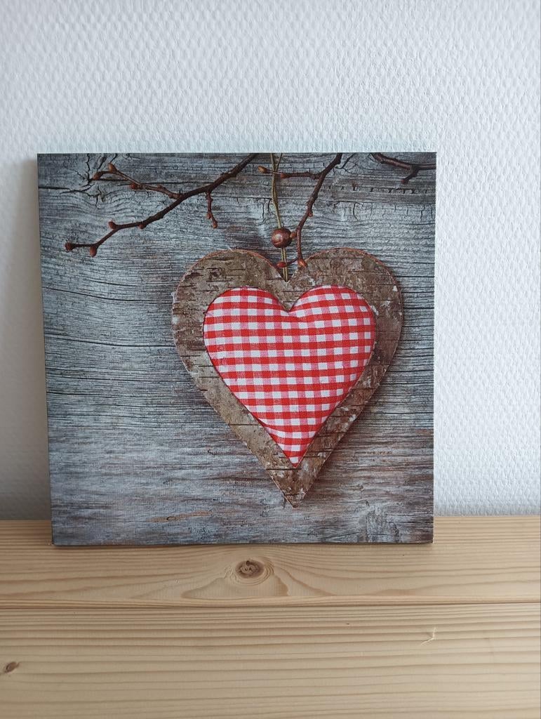 Canvas Schilderijtje, Overige materialen, Minder dan 50 cm, Ophalen of Verzenden, Zo goed als nieuw