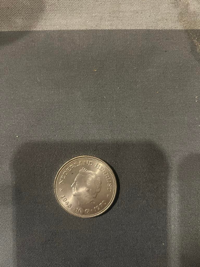 10 Gulden 1970 - Herdenkingsmunt, Koningin Juliana, Zilver, Ophalen of Verzenden, Losse munt