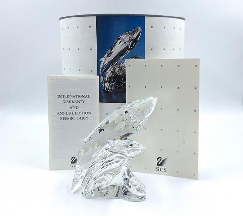 Walvissen 7400/092/000, Verzamelen, Swarovski, Verzenden, Zo goed als nieuw, Figuurtje