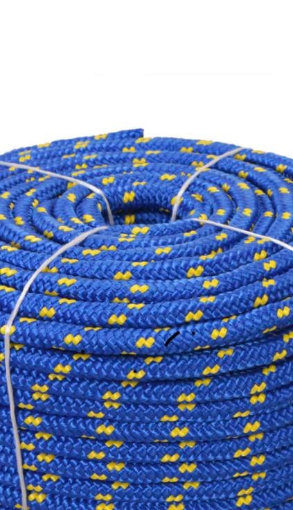 10 mm boottouw 50 meter boot touw lijn wit blauw rood NIEUW, Ophalen of Verzenden, Nieuw, Lijn of Blok