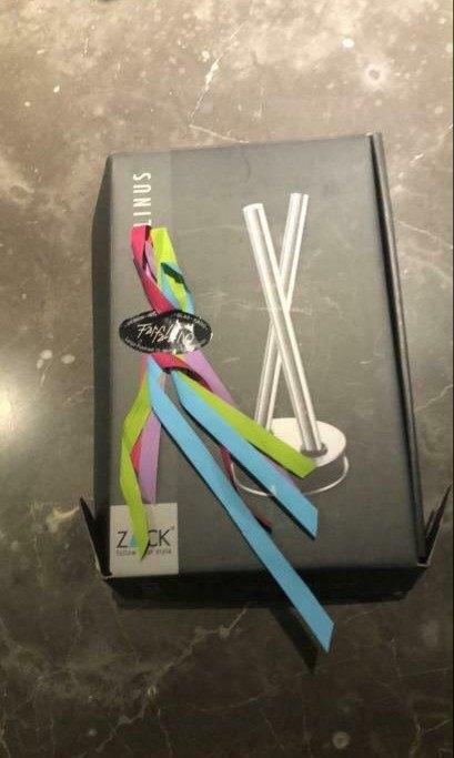 Nieuw Zack Linus design Peper- en zoutstel Contas 18/10 RVS, Ophalen of Verzenden, Nieuw