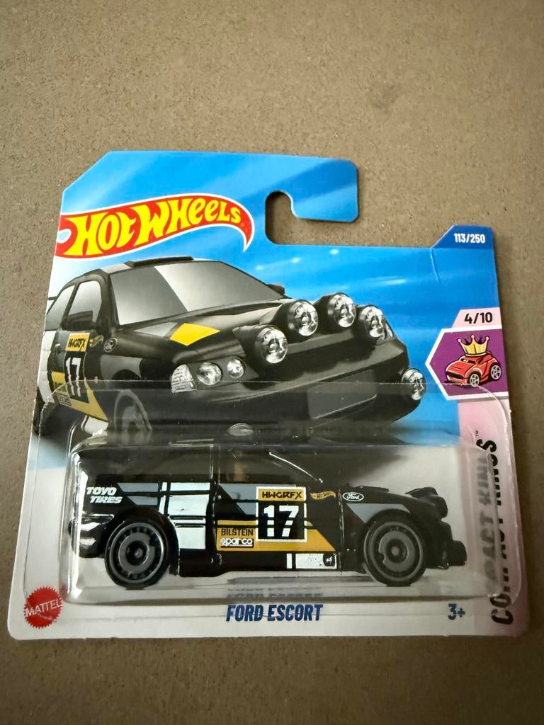Hot Wheels Ford Escort zwart - nieuw, Ophalen, Nieuw, Auto