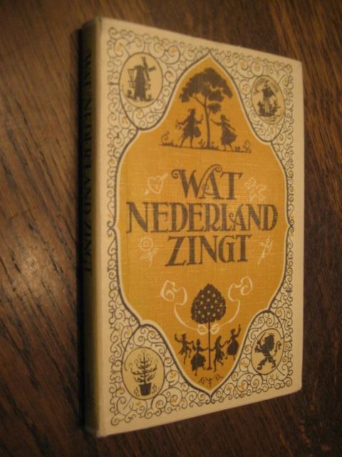 wat nederland zingt  / joh. oostveen, Boeken, Ophalen of Verzenden, Zo goed als nieuw, Overige onderwerpen