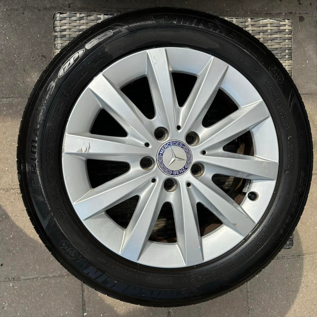 Originele Mercedes velgen 16 inch inclusief zomer banden, Ophalen, 16 inch, Banden en Velgen, Nieuw