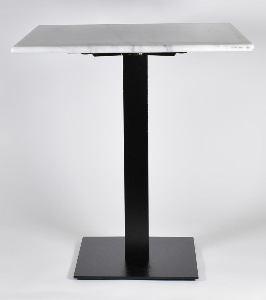 Restaurant tafel marmer vierkant 70 x 70 cm, 50 tot 100 cm, Vierkant, Nieuw, Metaal