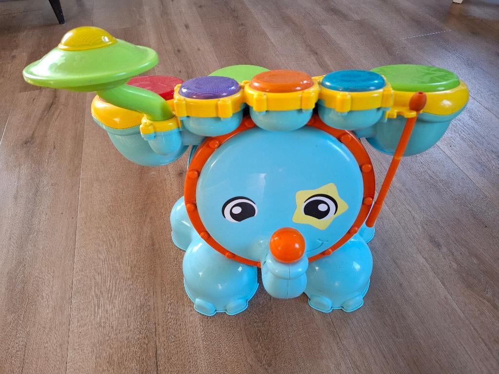 V-tech olifanten drumstel, Ophalen, Gebruikt, 6 maanden tot 2 jaar