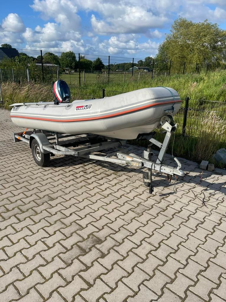 Rubbermoterboot/ rubberboot met motor, Ophalen, Benzine, Aluminium, Yamaha