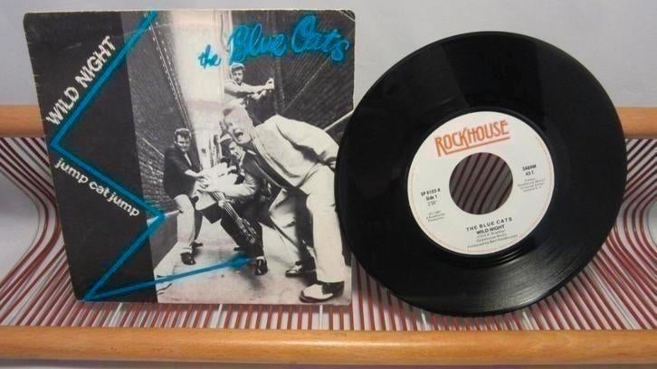 The Blue Cats, Wild Night (single 7"), Ophalen of Verzenden, Gebruikt, Pop