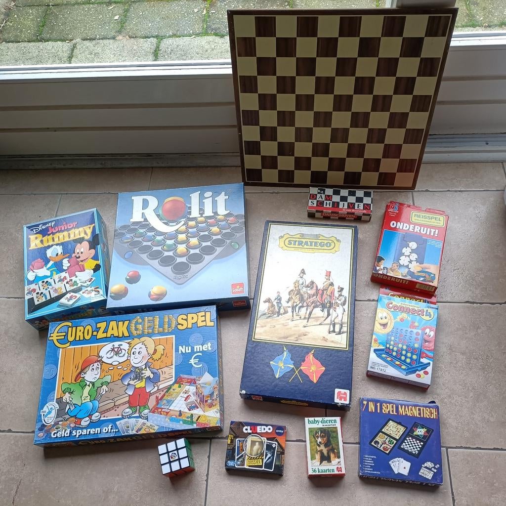 Gezelschapsspellen Collectie, Hobby en Vrije tijd, Gezelschapsspellen | Bordspellen, Ophalen of Verzenden, Gebruikt, Diverse