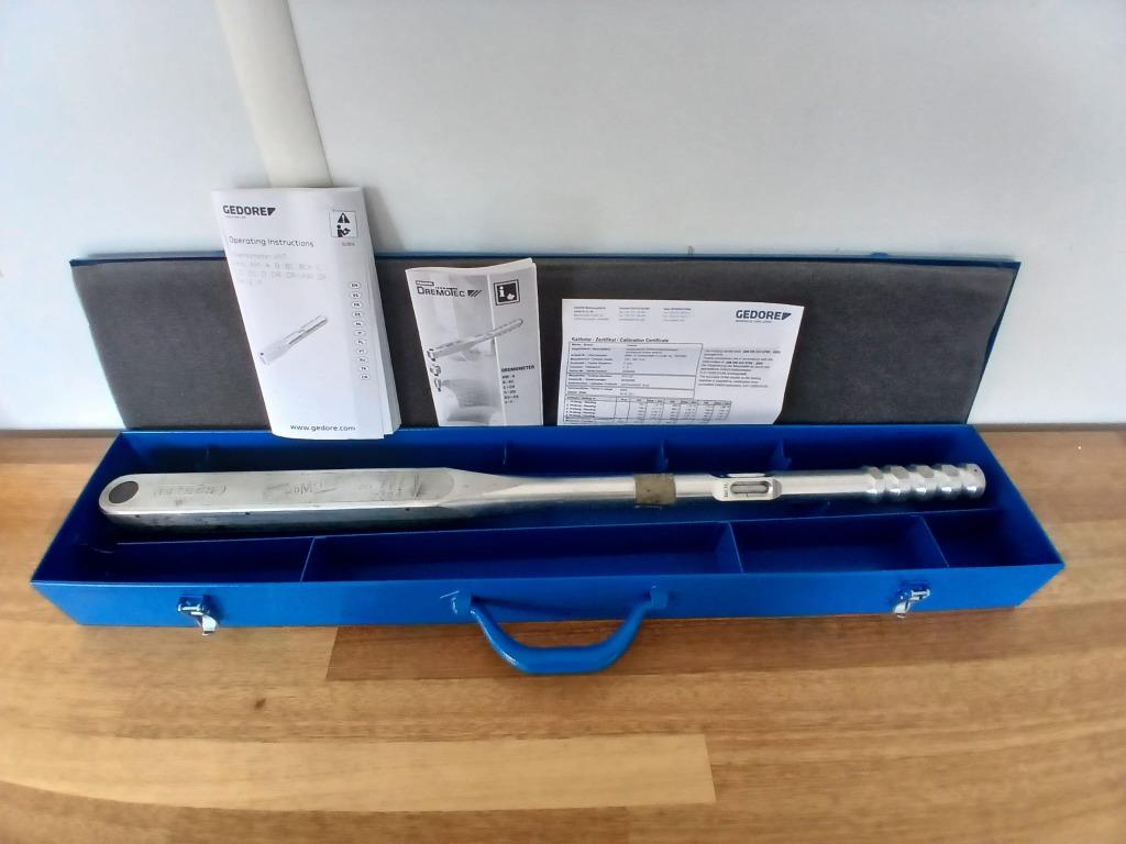 Gedore momentsleutel dremometer type D 140-760nm 3/4", Gebruikt, ., ., Ophalen of Verzenden