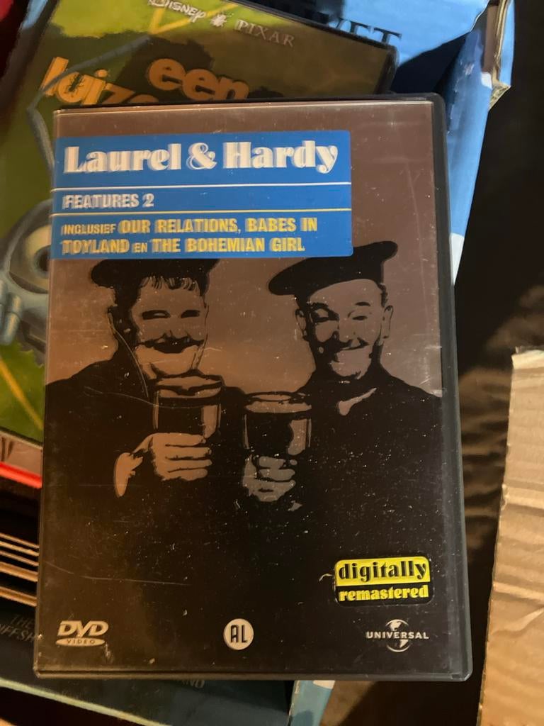 Laurel & Hardy Features 2 DVD, Cd's en Dvd's, Actiekomedie, Alle leeftijden, Boxset, Ophalen of Verzenden