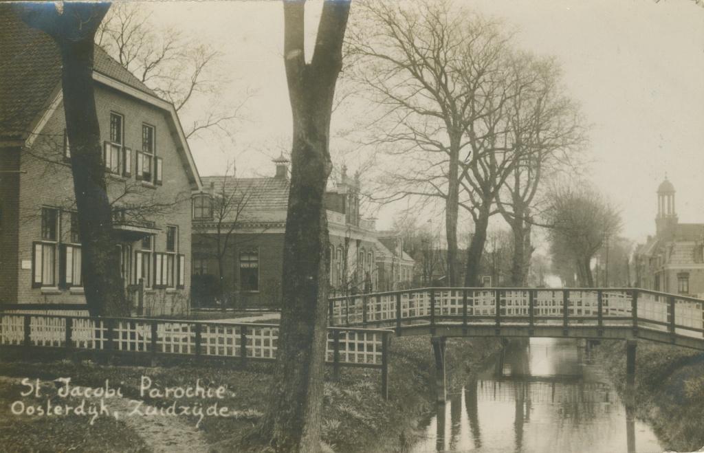 Fotokaart St. Jacobi Parochie, Oosterdijk Zuidzijde., Verzamelen, Ophalen of Verzenden, 1920 tot 1940, Gelopen, Friesland